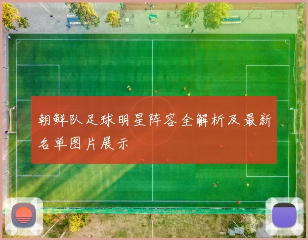 朝鲜队足球明星阵容全解析及最新名单图片展示